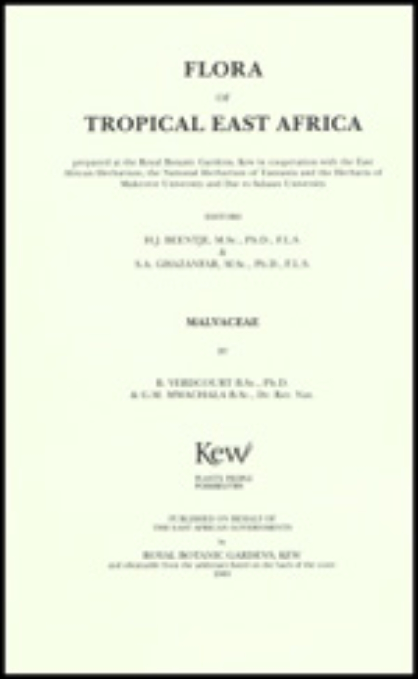Flora of Tropical East Africa: Malvaceae