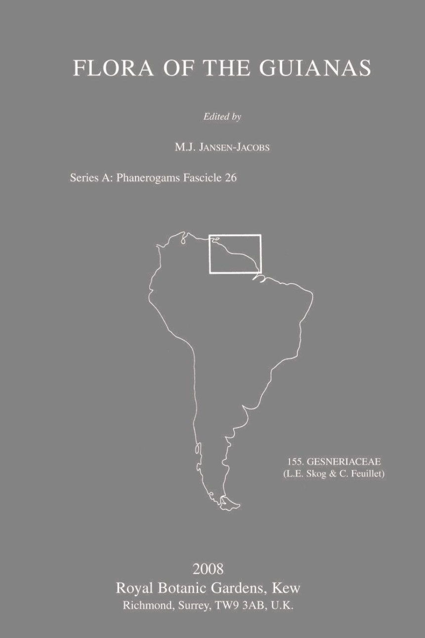 Flora of the Guianas. Series A: Phanerogams Fascicle 26