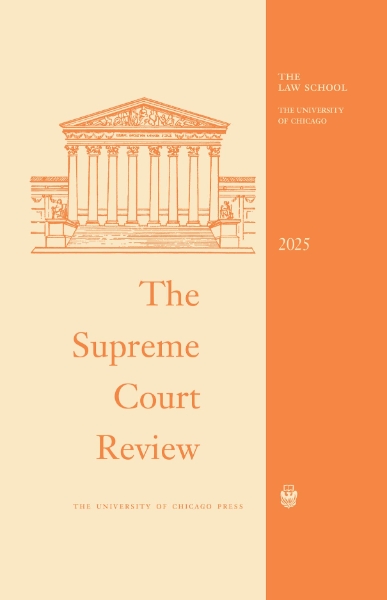 The Supreme Court Review, 2025
