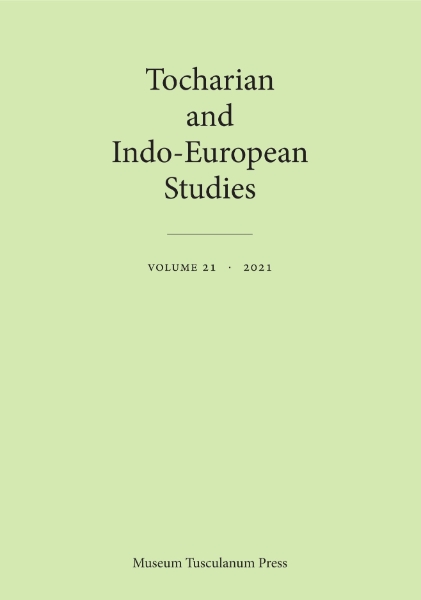 Tocharian and Indo-European Studies 21