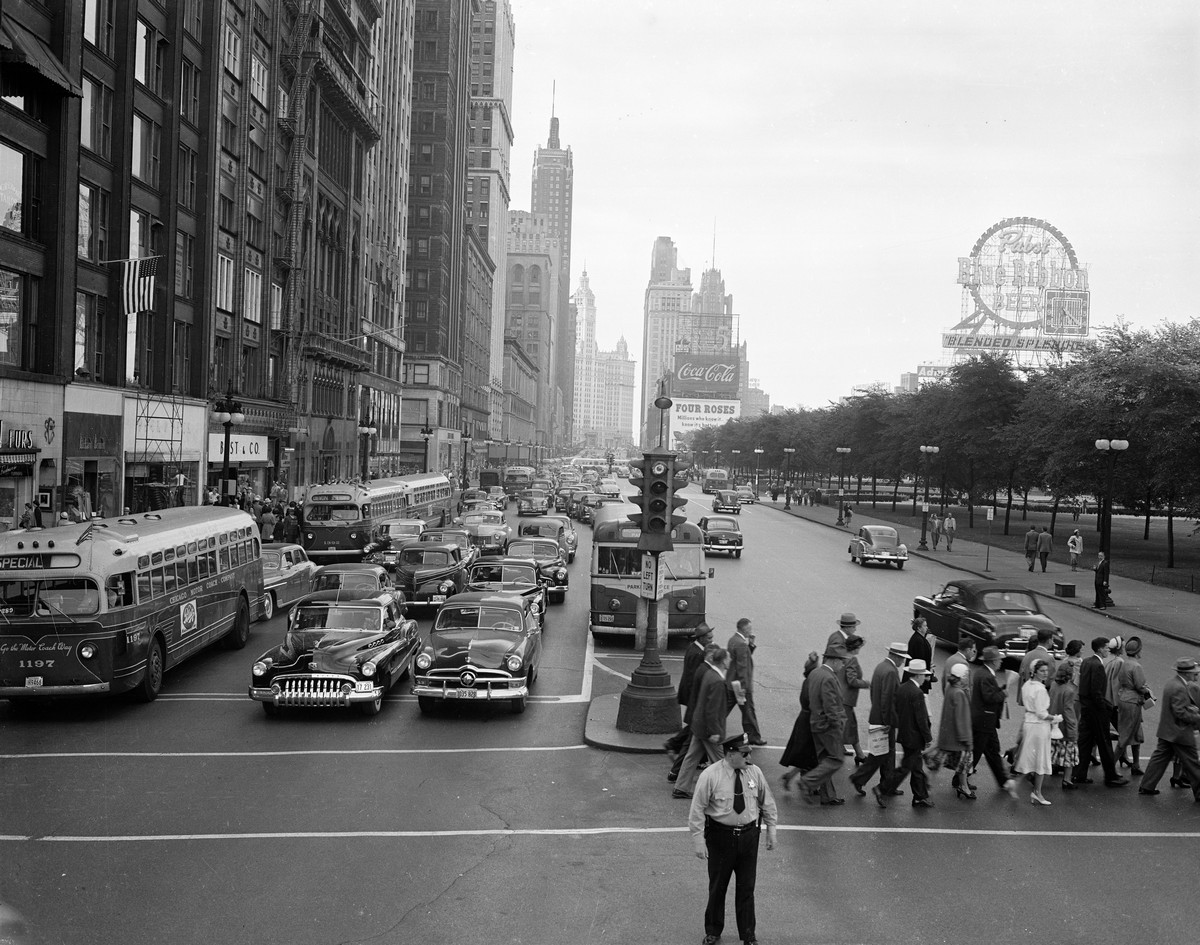 Michigan Avenue and Monroe Street
