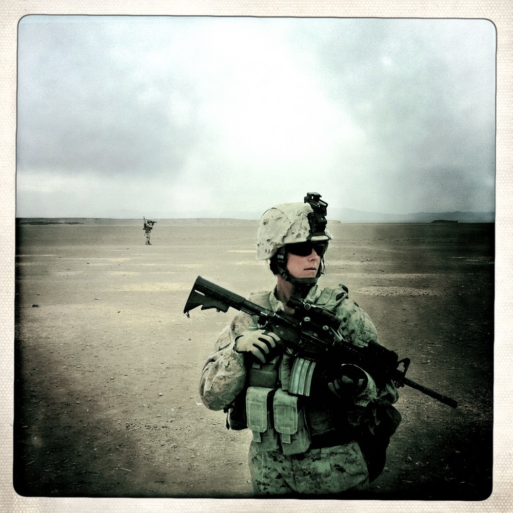 On Patrol in Shir Ghazay, Helmand